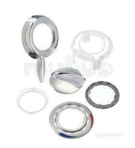 Mira Commercial and Domestic Spares -  Mira 458.01 Handle Pack-a Chrome